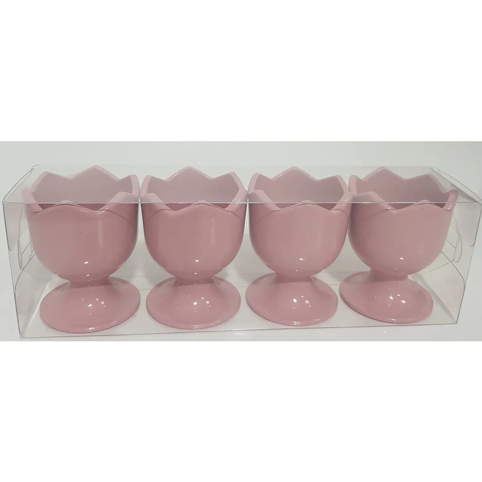 4lu Flip Ovarian Cap 5cm Yuk 6cm pink porcelain egg container sunumluk breakfast elegant decapod practical kitchen utensil