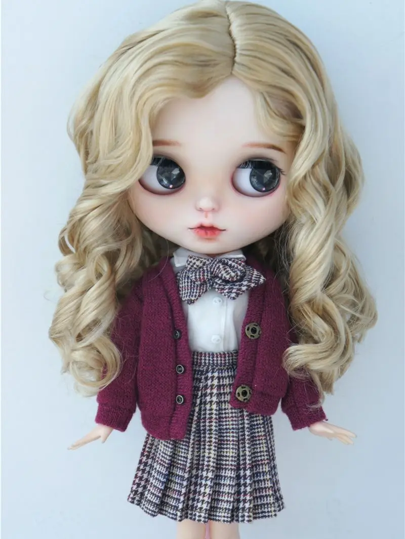 JD340 All Size Curly BJD Synthetic Mohair Wig For Lati White OB11 YOSD MSD SD Blythes Doll Hair 1/12 1/8 1/6 1/4 1/3 Accessories