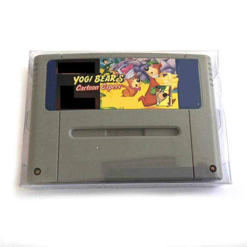 Caixa protetora para snes, cartucho para super nintendo região do cartucho