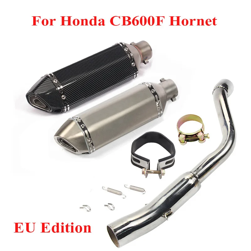 

Motorcycle Exhaust Pipe Muffler Silencer Baffle DB Killer Connect Link Tube Slip on for Honda CB600F Hornet EU Edition