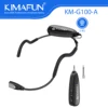 KIMAFUN 2.4G 무선 마이크 시스템, PC PA 스마트폰용 전문 헤드셋 마이크, 아이폰 강의, 교육 회의 피트니스 1