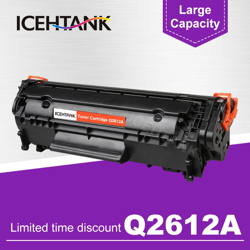 ICEHTANK compatible Q2612A q2612 2612a 12a 2612 Toner Cartridge for HP LaserJet LJ 1010 1020 1015 1012 3015 3020 3030 3050