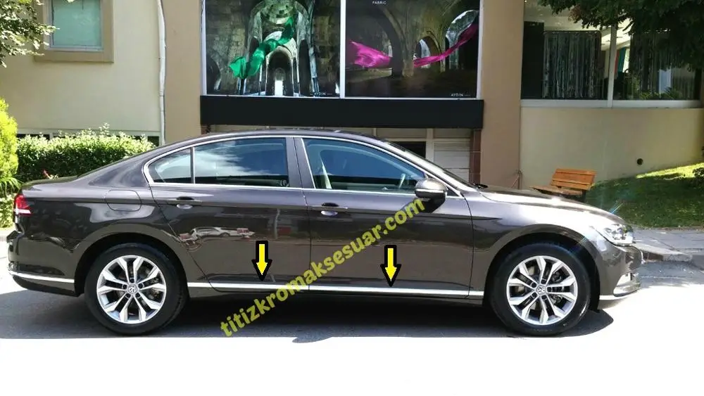 

For Volkswagen Passat Chrome Door Side Streamer 2015 2016 4 Pieces Car Accessories Special Chrome Accessory Product features: