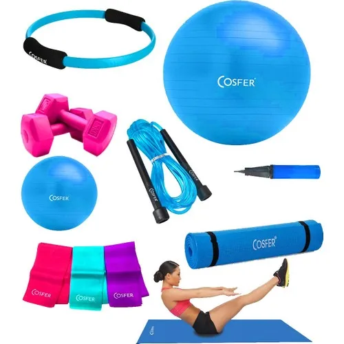 Cosfer CSF-TR08 8 Piece Pilates Set