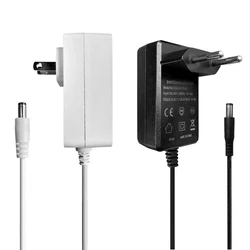 Adaptador de Alimentação, DC 12 V 24V, 12 Volts, Cor Branca, Plugue de Parede de 5,5mm, 100-240V, 50Hz, 12W, 24W, 36W, 48W