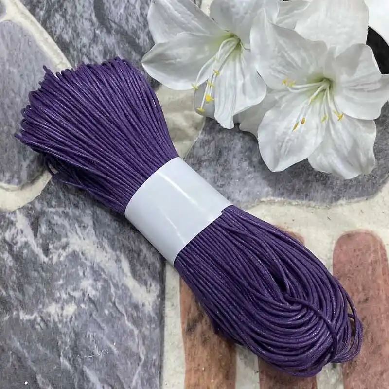 Waxed Rope Thick - 150g - 25 Color Options - Accessory Materials, Jewelry, Bag, Necklace, Wristband, Placemat, Basket, Stitch, Embroidery, Processing, DIY