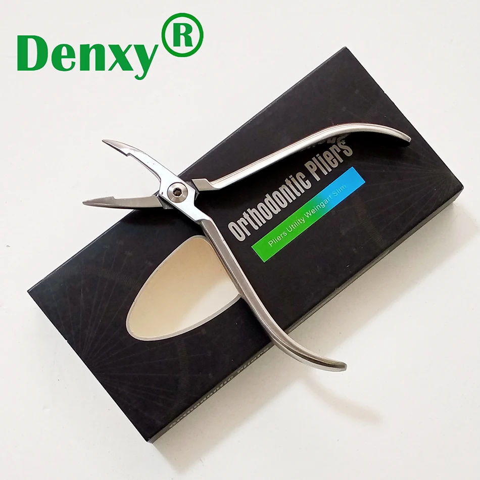 Denxy 1pc wysokiej jakości kleszcze ortodontyczne szczypce dentystyczne narzędzie Weingart Slim kleszcze szczypce do cięcia