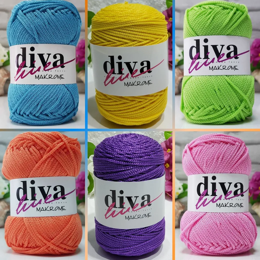 Macrame Yarn - 140 Meters - 100g - 32 Color Options - Chain - Polypropylene - Accessory Materials, Bag, Basket, Amigurumi, Thread, Cord, Wall and