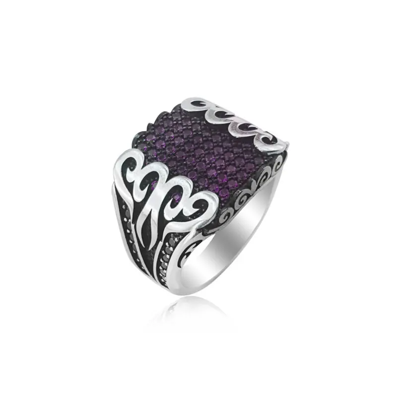 925 Silver Ethnic Rurkish Men Rings Kayi Rings for Man