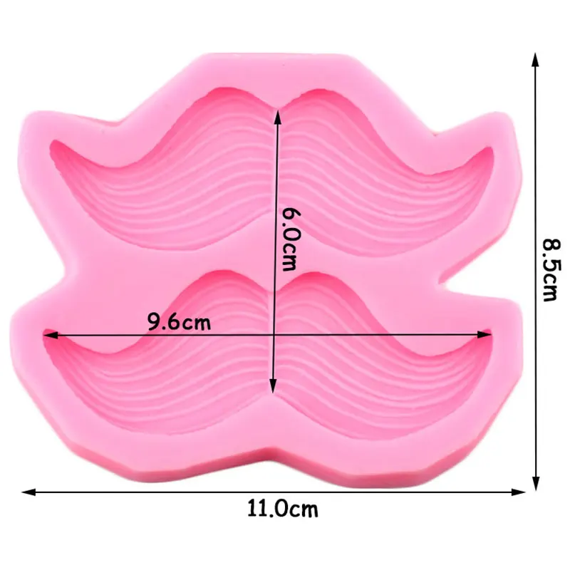 Mustache Tie Bows Soap Silicone Mold DIY Wedding Fondant Molds Cake Decorating Tools Candy Clay Resin Chocolate Gumpaste Moulds