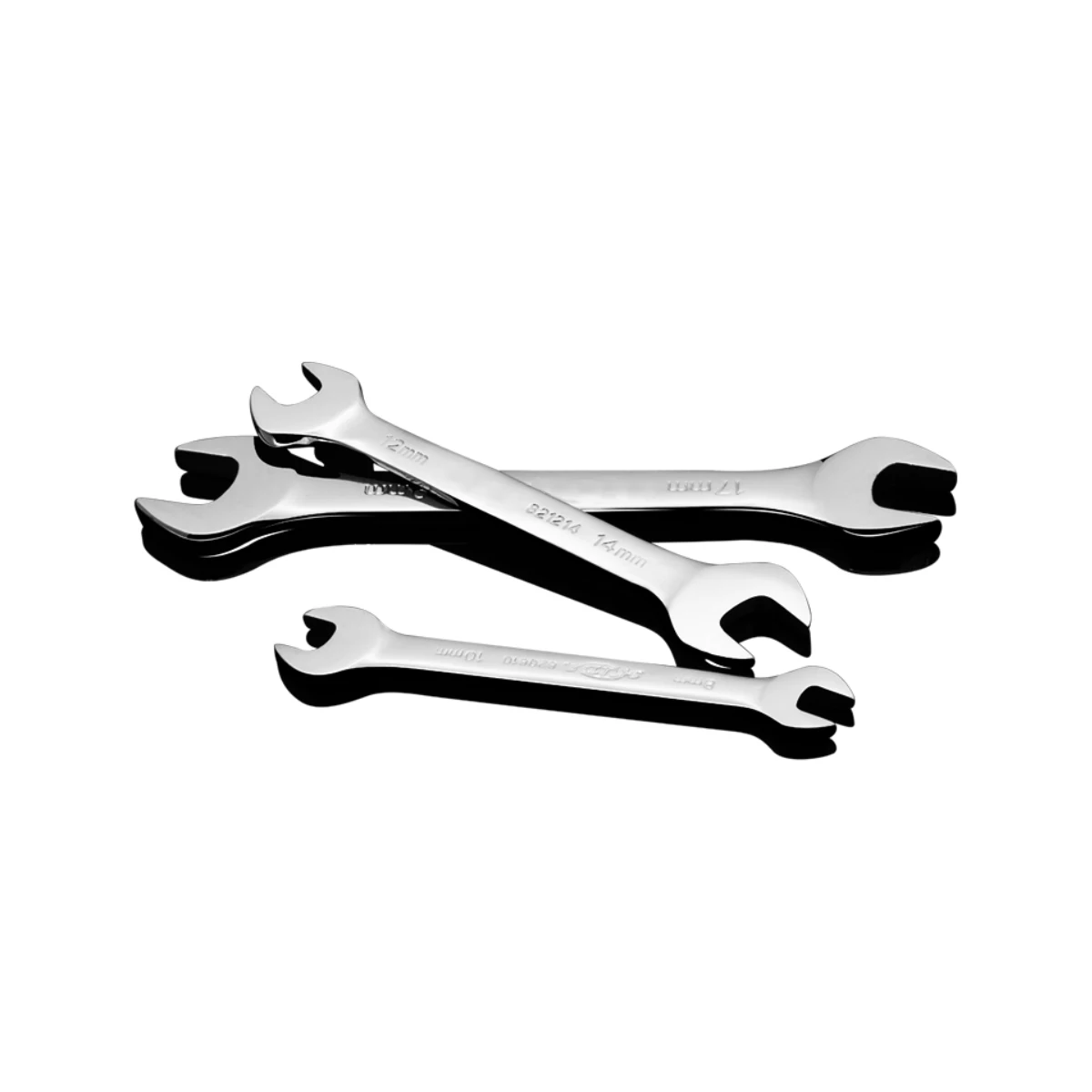 1Pcs Heavy Duty Open End Wrench 5.5-41mm Double Head Spanner Multi-Function Hardware Tool for Auto Repair High Carbon Steel