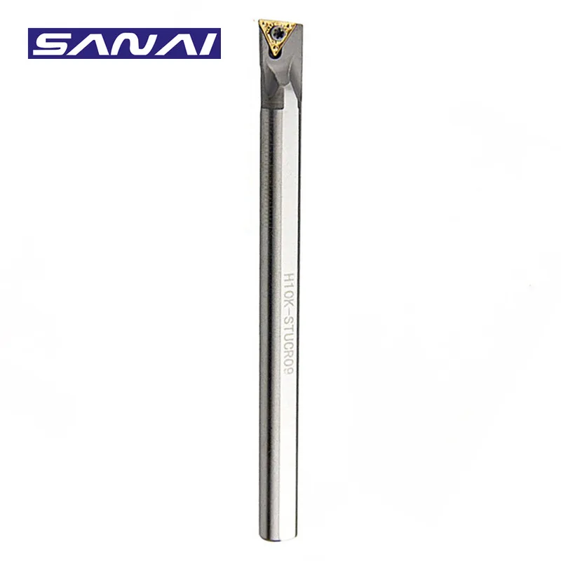 SANAI H-STUCR09/11 High Speed Steel Internal Turning Tool Holder Anti-vibration CNC Lathe Cutting Bar H08K H10K H12M H14N H16Q-S