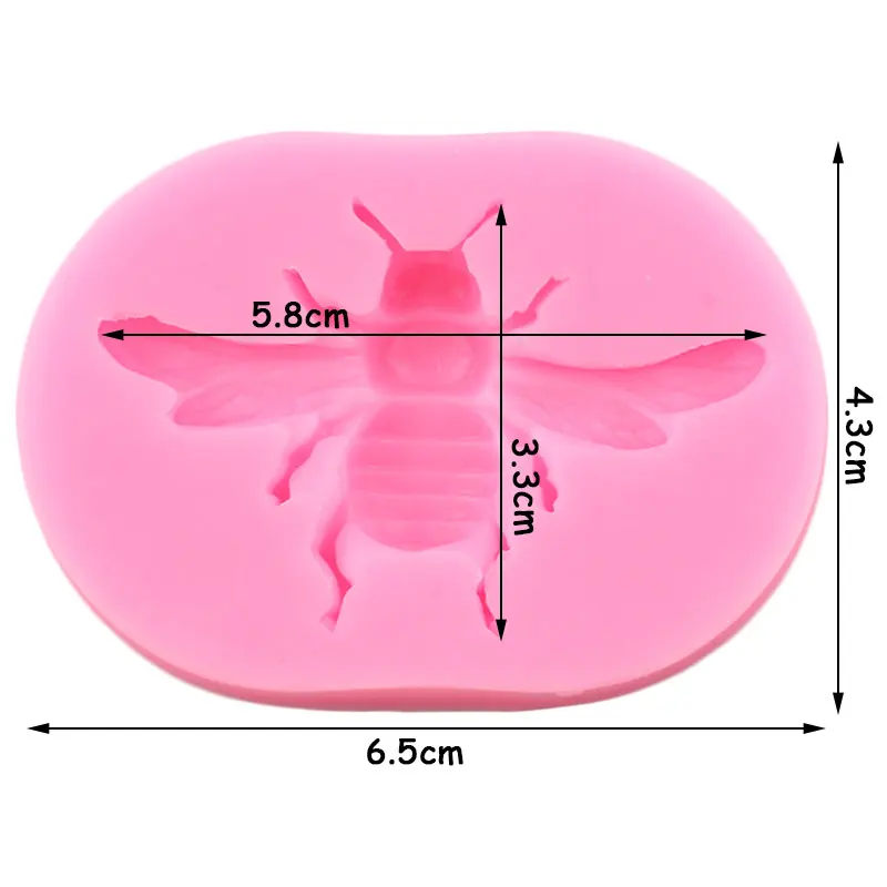 3D Dragonfly Lion Birds Silicone Mold Bumble Bee Spider Cupcake Topper Fondant Cake Decorating Tools Candy Clay Chocolate Mould