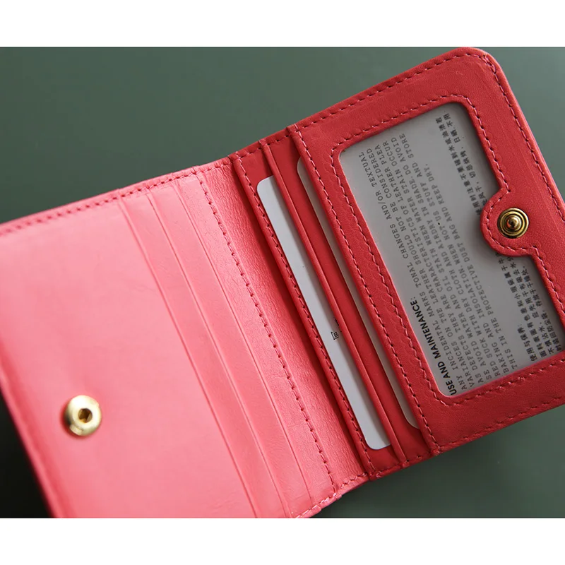 EMMA YAO  Original leather wallet female fashion designer wallet women