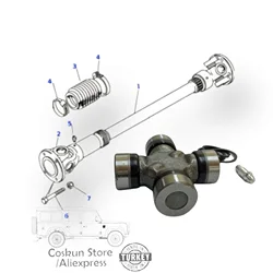 Rtc4587-ユニバーサルアローバーJOINT-PROPSHAFT,プロフェッショナル,Scrtc4587,オリジナル,rtc4587,プロジェクター,ラジオ,ユニバーサル (rtc