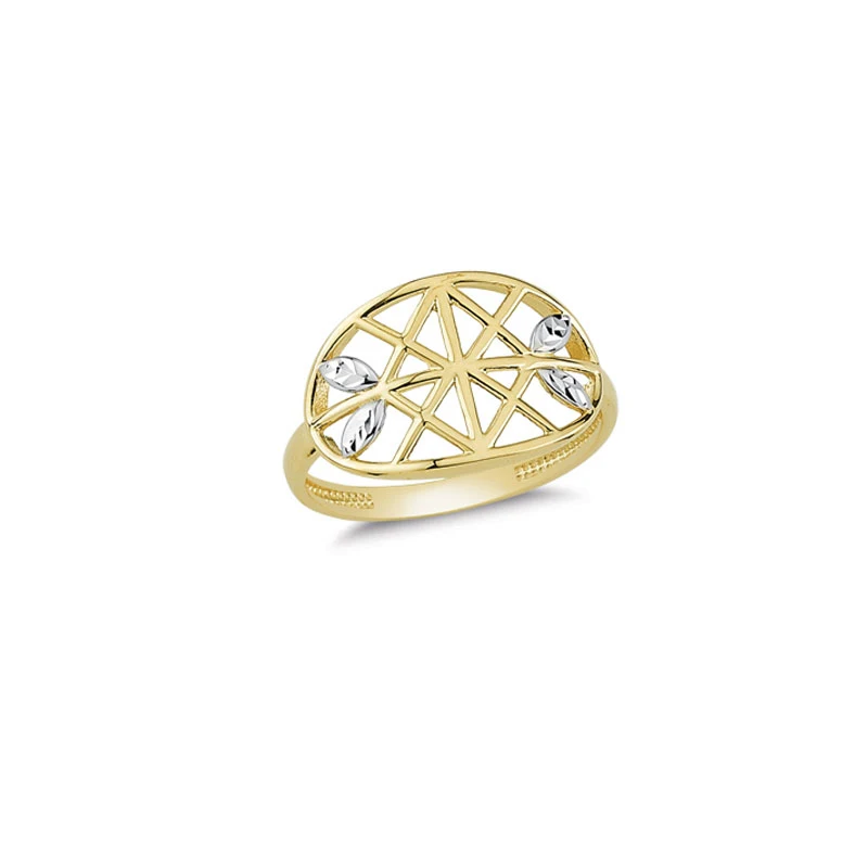 14K Solid Gold Elegant Ring for Women