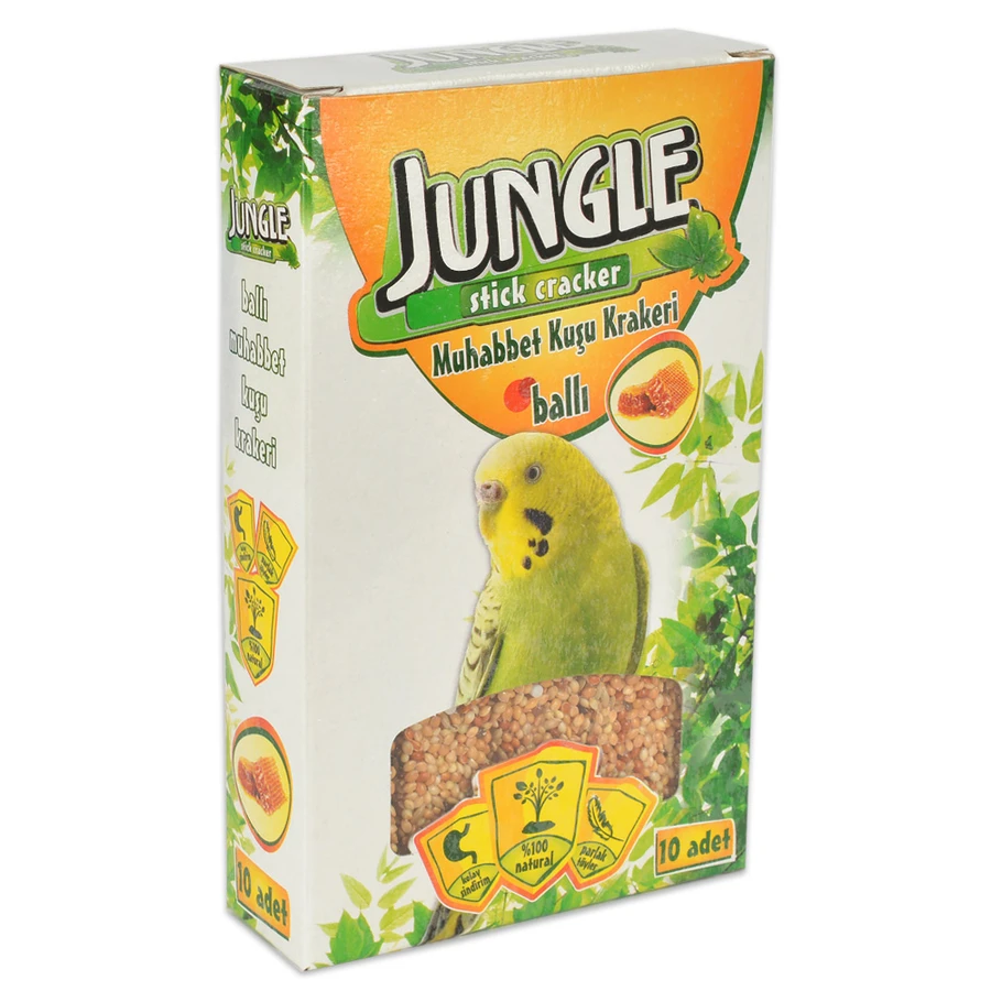 

Jungle stick craker natural honey jammy quality one box 10 pcs