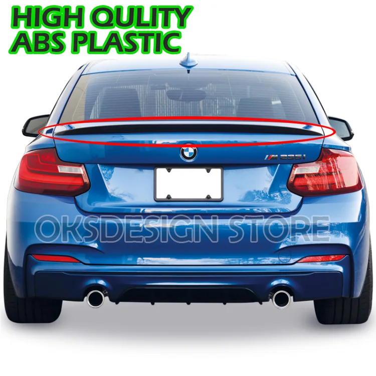 FOR Bmw 2 Series F22 2014 -2018 M Performance Spoiler ( ABS Plastic )