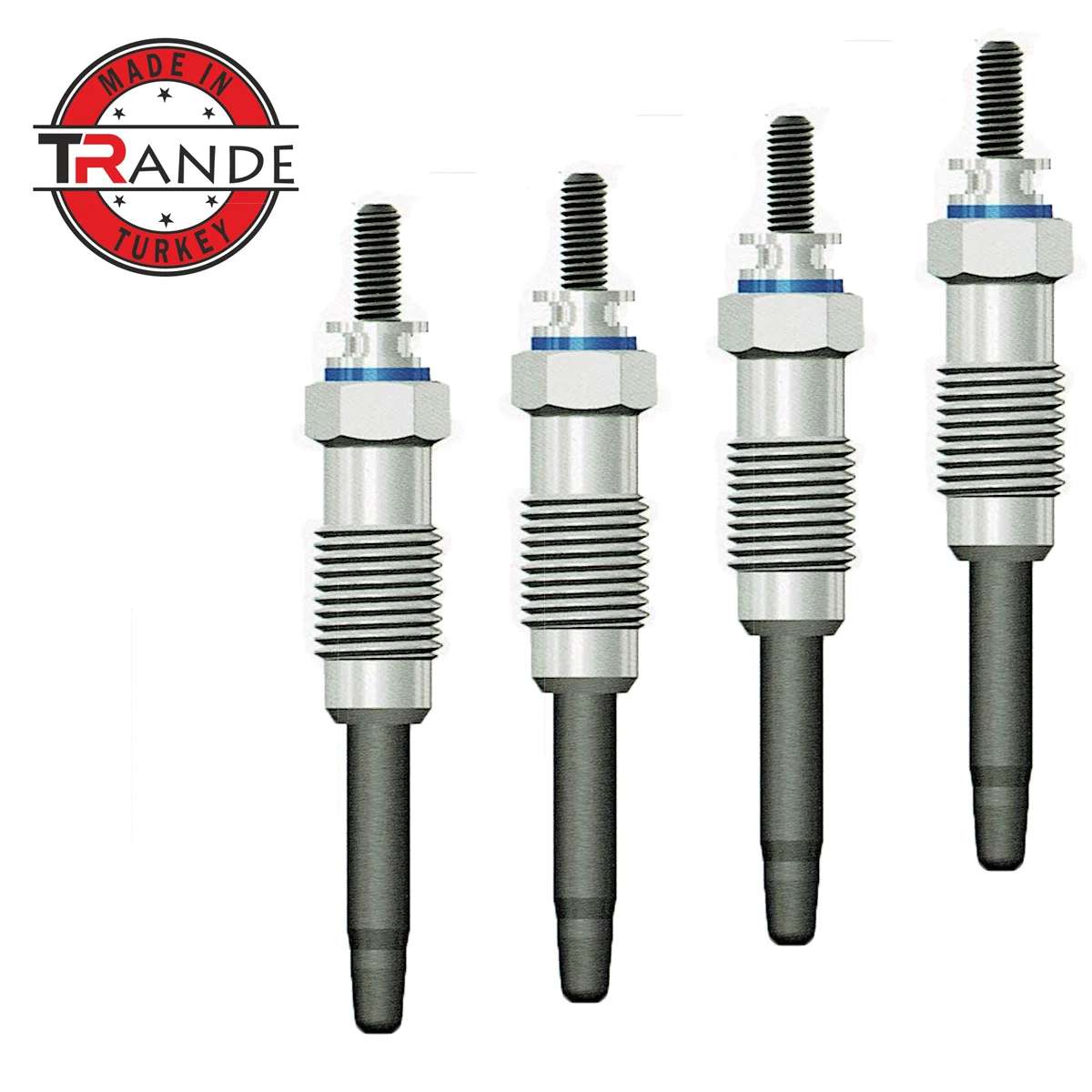 Trande Diesel Engine Heater Glow Plug 4 Pcs 11V For 1542411 Made In Turkey Trande Store Guarantee