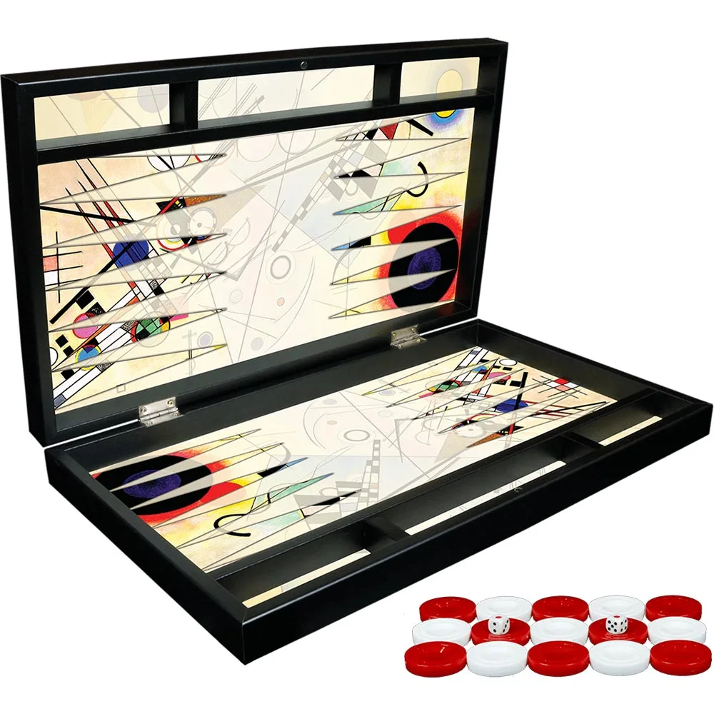 Trend Kandinsky VIII Board Game Luxury Backgammon Set