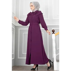 Ramadan Hijab abaya per donna abito musulmano 2022 turbante islam sciarpa velo abbigliamento di lusso set da sposa lunghi moda modesto aperta