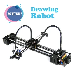 DIY LY Drawbot Pen Drawing  Writting Robot Machine Lettering Corexy XY-plotter Robot for CNC V3 Shield Drawing Toys