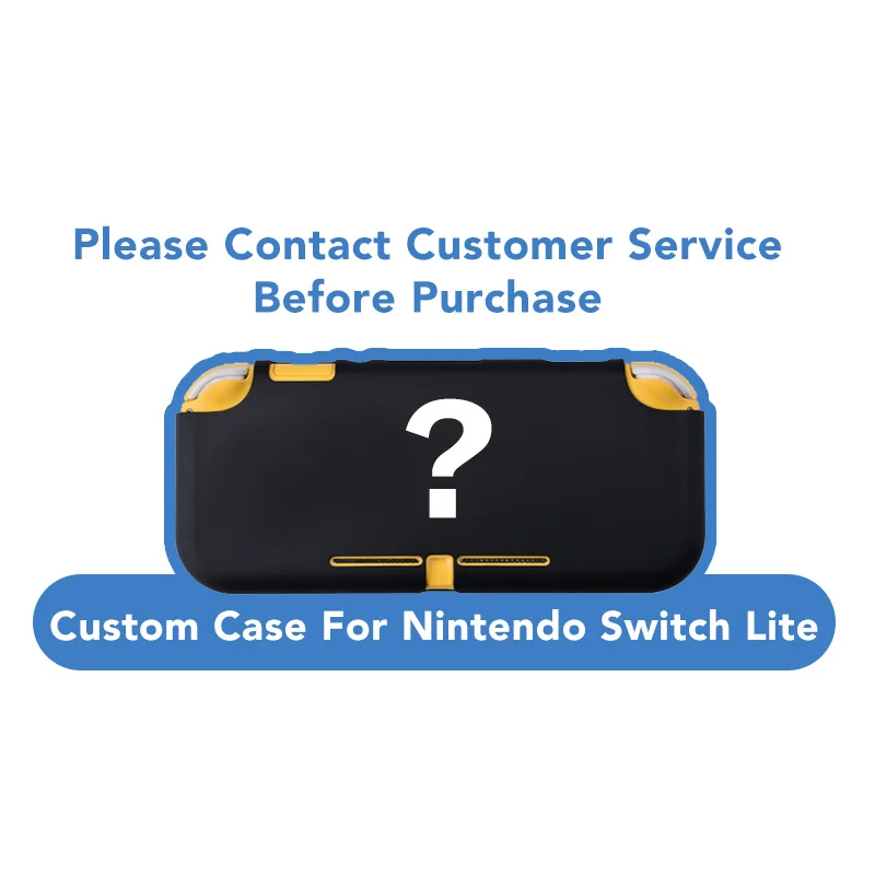 Nintendo Switch Lite 용 맞춤형 귀여운 카와이 케이스 TPU 보호 쉘 데칼 커버 나만의 디자인 만들기