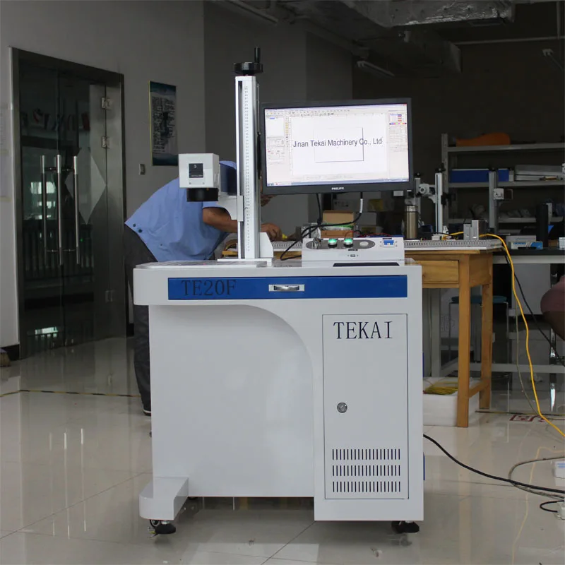ใช้งานง่าย20W Optical เลเซอร์เครื่องหมายเลเซอร์ไม้และโลหะตัดและแกะสลักเครื่อง