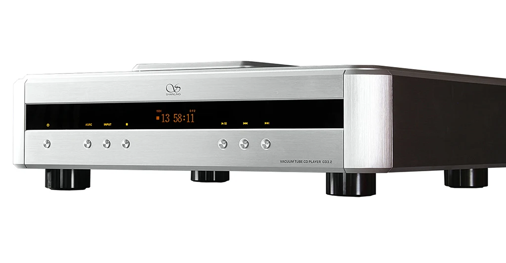 

CD-плеер Shanling CD3.2 (21), DSD DAC HIFI EXQUIS USB ES9038Pro DAC Tube SACDPlayer с пультом дистанционного управления XLR, сбалансированный