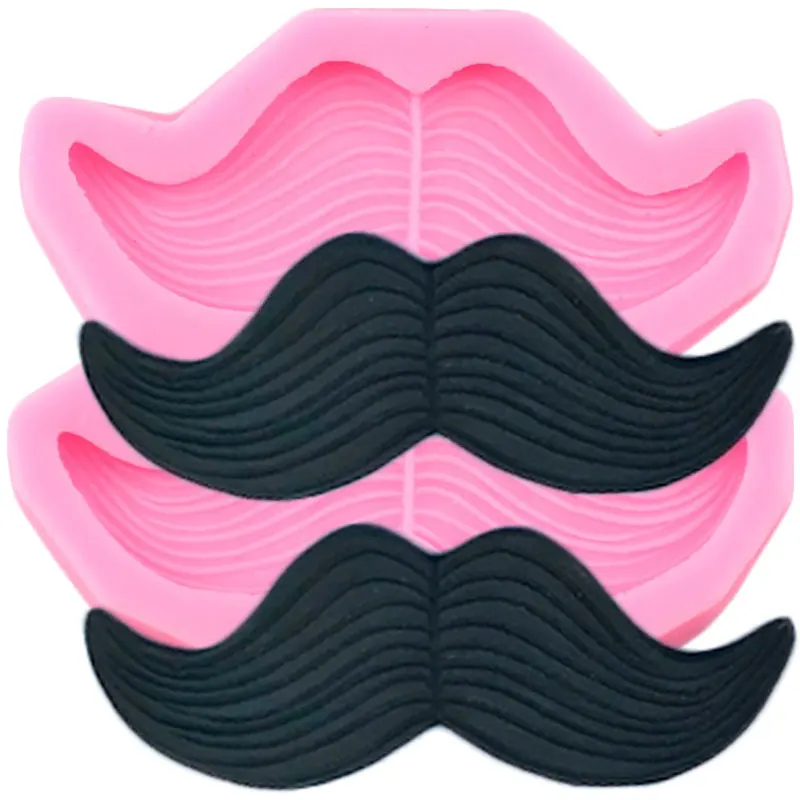 Mustache Tie Bows Soap Silicone Mold DIY Wedding Fondant Molds Cake Decorating Tools Candy Clay Resin Chocolate Gumpaste Moulds