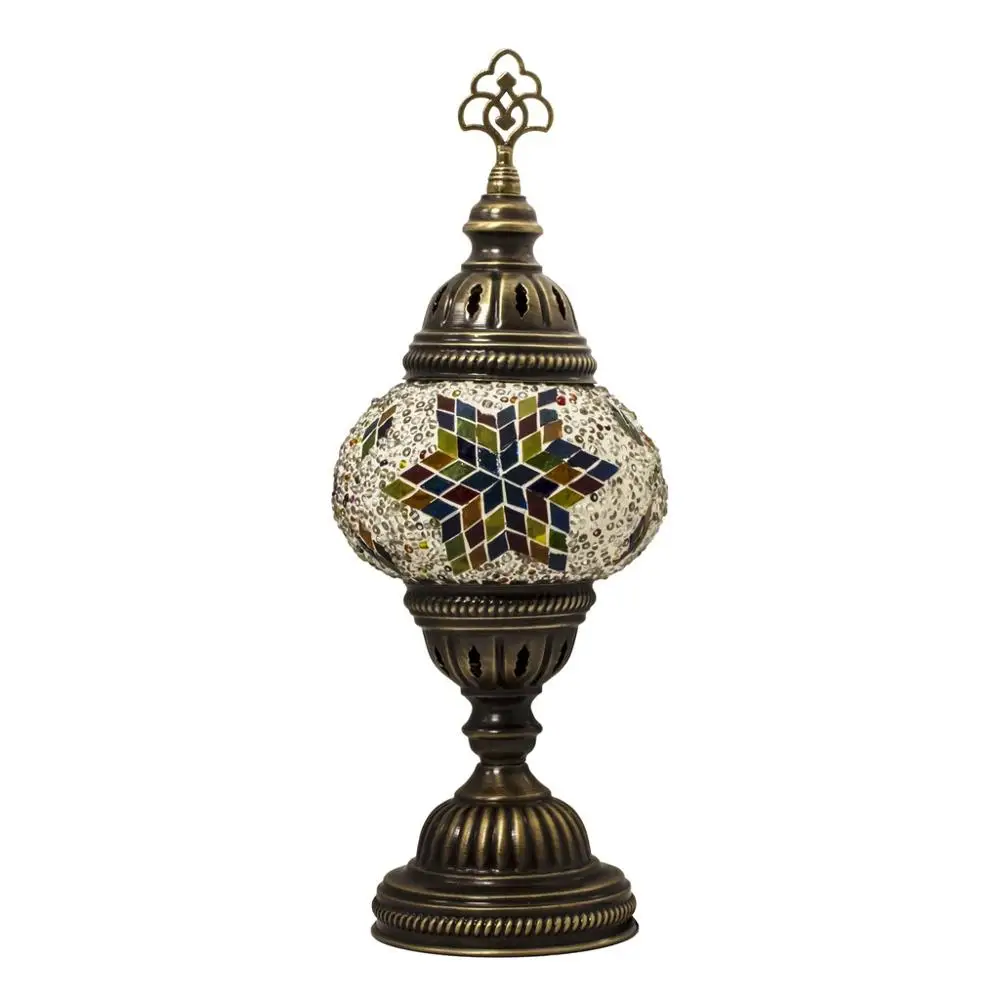 authentic handmade mosaic glass table top lamps Turkish hand made lamp romantic Desk Lamp handcrafted lamp anatolian style lamp