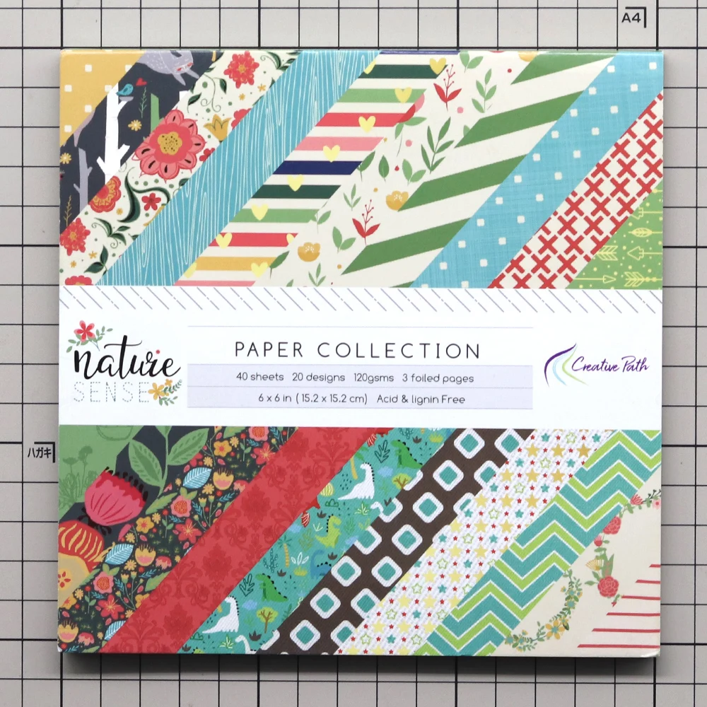 Creative Path 6 Zoll Scrapbooking-Papier Naturblumen Scrapbook Dekoratives Hintergrundpapier Einseitig Journaling Origami-Papier – Detail 1