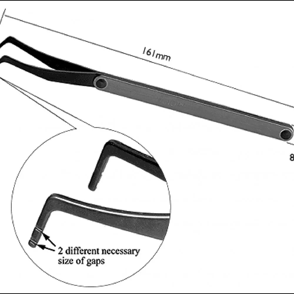 Tension Tool for standard Car Locks locksmith Professional auto fork twist (OKS-03)