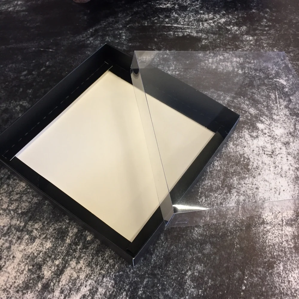 Witte Taart Geschenkdoos Kartonnen Verpakking Venster Transparant Deksel Cookie Boite a Gateaux Snoep Kerst Bruiloftsgasten Gunstdozen