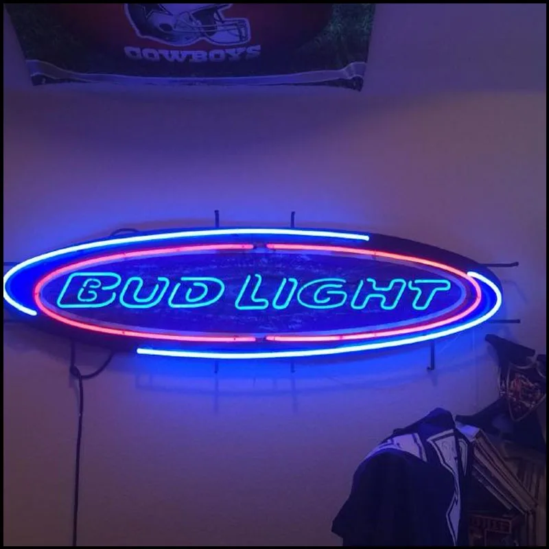 

Neon Sign Light Bud Light Beer Huge Neon Light Sign Bar Wall Room Decor Paint Plastic Back Aesthetic Room Decor Neon Lights Sign