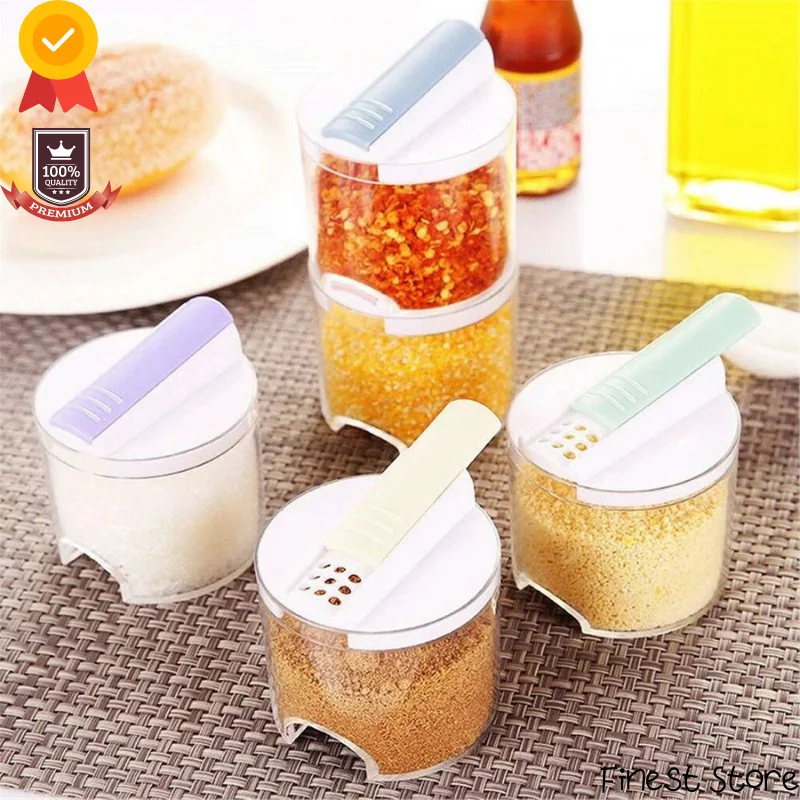 5 Pcs|Set Jars For Spices Sugar Bowl Kitchen Spice Jars Spice Organizer Kitchen Storage Salt And Pepper Shaker For Bulk Products