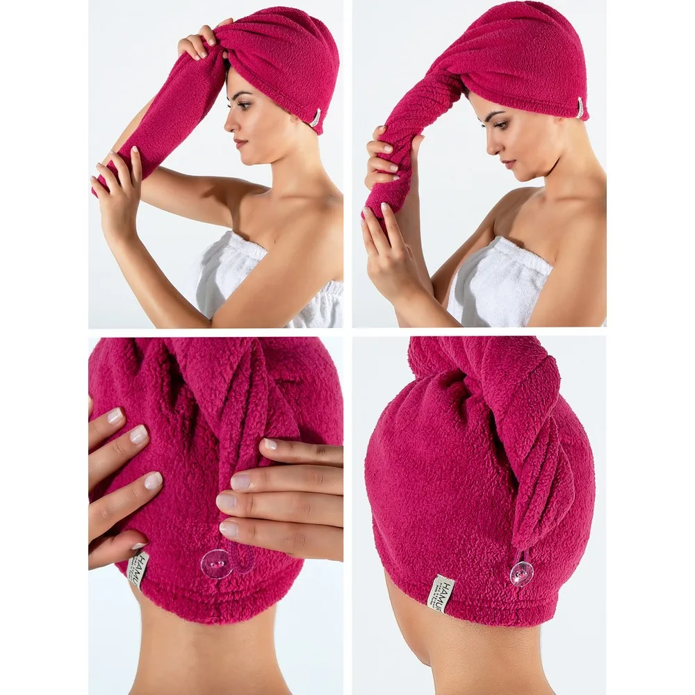 Women Towels Bathroom Microfiber Towel Hair Towel Quick Dry  Hair Cap Shower Cap Bath Towels For Adults Strong Water Absorbent