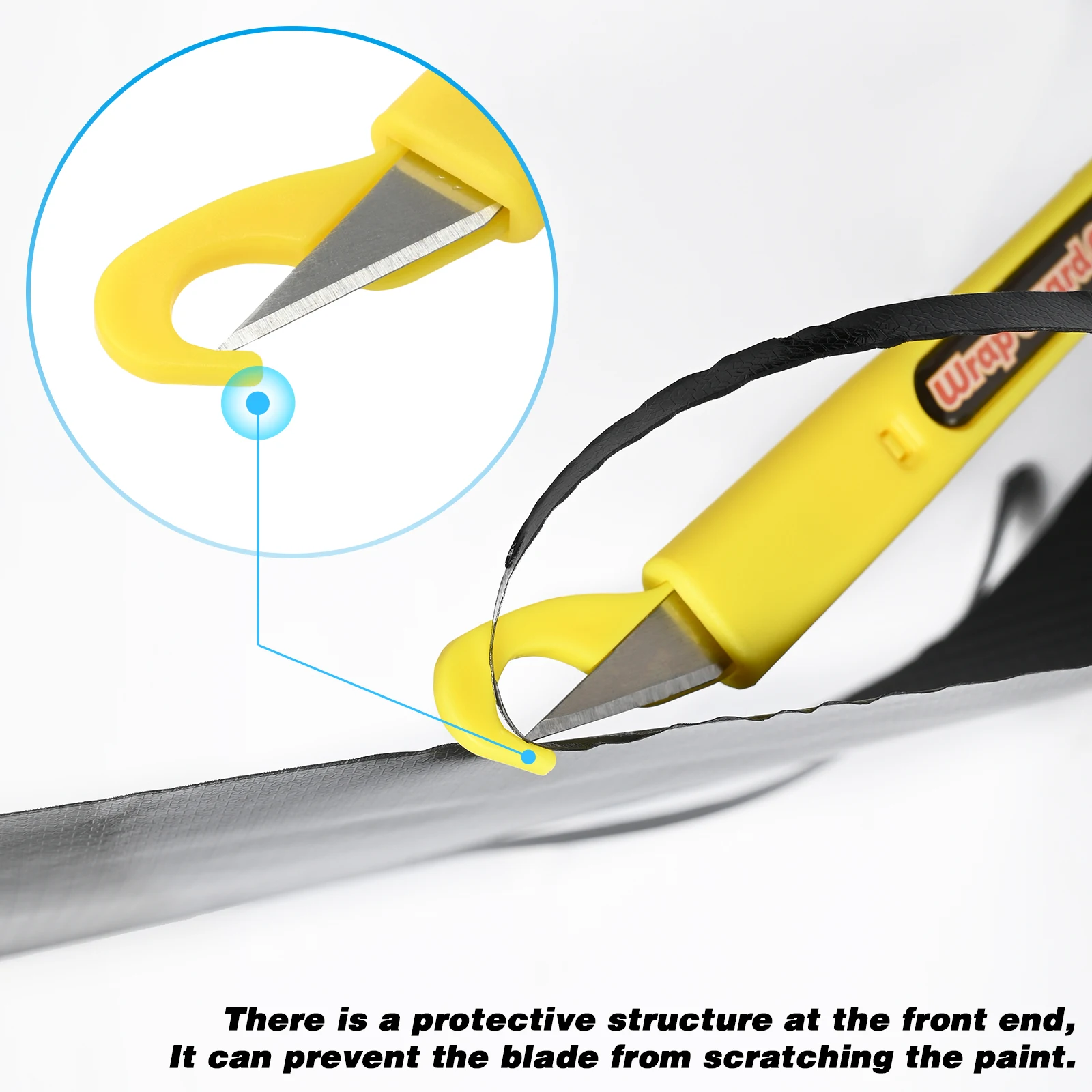 FOSHIO Carbon Fiber Wrap Car Film Tool Kit Hot Air Heat Gun Window Tint Squeegee PPF Rubber Scraper Glass Cleaning Water Wiper