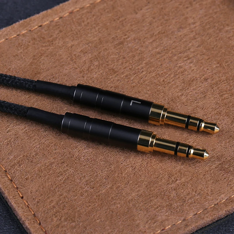 OPENHEART GoldenRing Headphone Cable 1 to 2 jack dual 3.5mm/2.5mm/4.4mm Balance Cable PP Yarn Silver Plated OCC Upgrade Wire