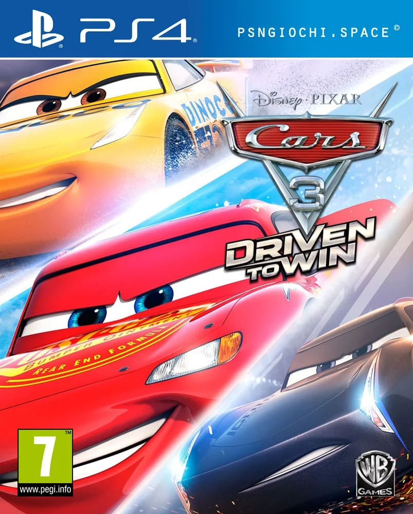 Cars 3: Driven to Win PlayStation 4 Original Product Gaming PS4 Video Game Console Most Fun Popular Activity