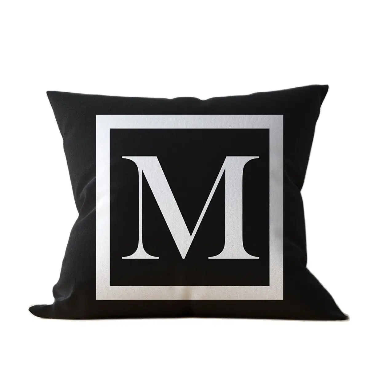 Cushions Cover 450mm*450mm Polyester Fabric Wowen Square Decorative Printed Modern Letters 2021 Unisex Home Textile