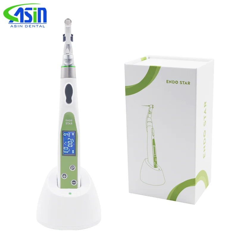 Dental LED Wireless Mini 16:1 Reduction Contra Angle Endo Motor Endodontic Treatment Root Canal Therapy Instrument dental tools