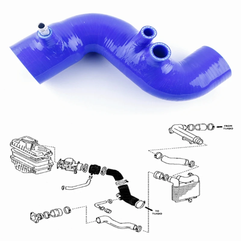 

For Toyota MR2 MK2 Turbo Rev1-2 2.0T 1989-1993 1990 1991 1992 Air Intake Silicone Hose Induction Tube RHD and LHD 1PC