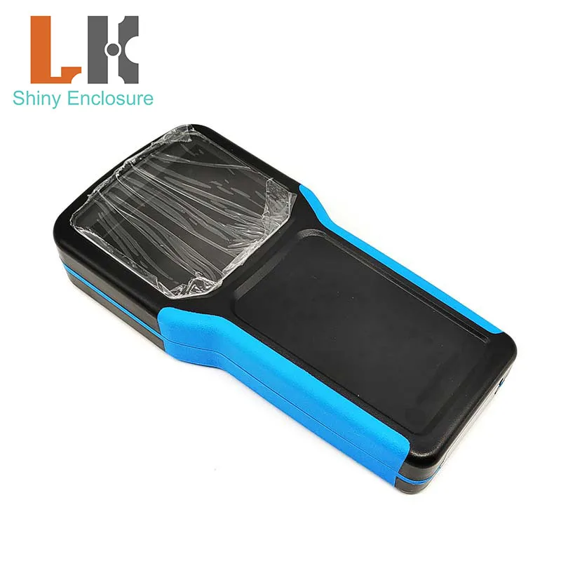 LK-HC38 High Quality 5AA Plastic Handheld Battery Enclosure Design Control Housing Case with LCD Screen 203x100x35mm