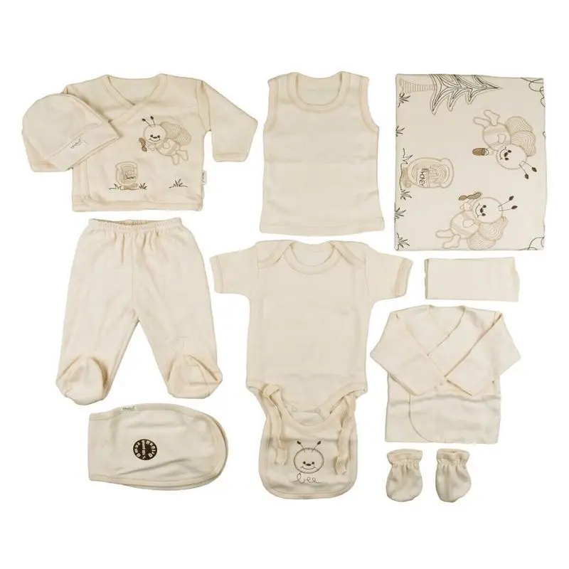 New Born Unisex Baby Clothing Sets 11 Pcs Luxury Organic Cotton Soft Antiallergic 1st Quality Baby Boy Girl Product 2022 new