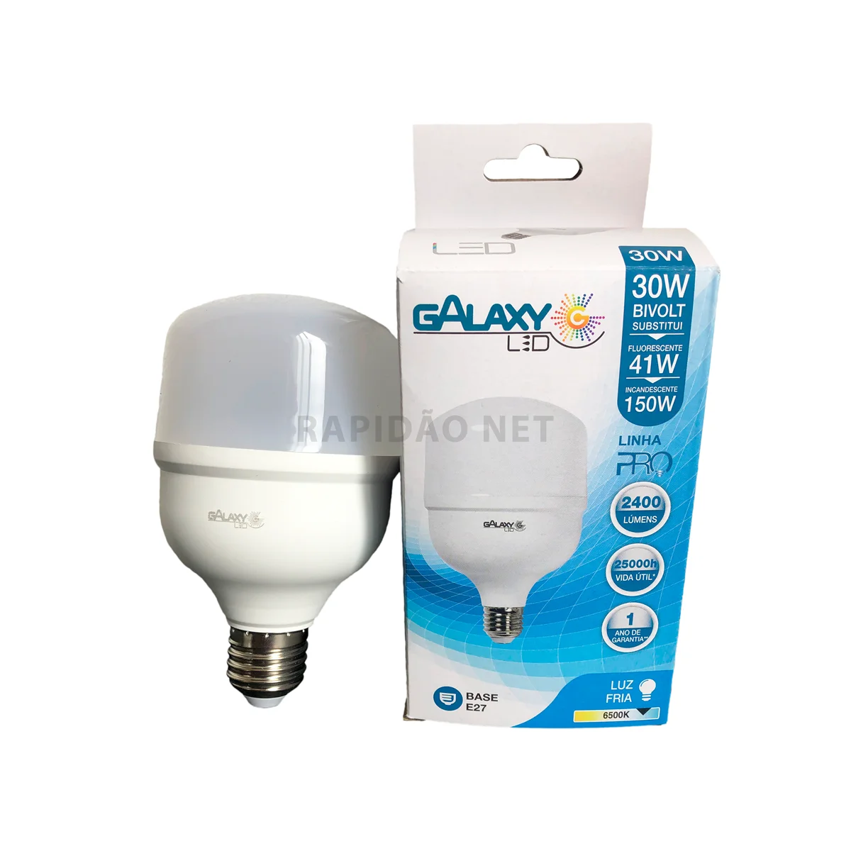 Led Lamp Bulb 30W E27 Bivolt High Power Light 6500K