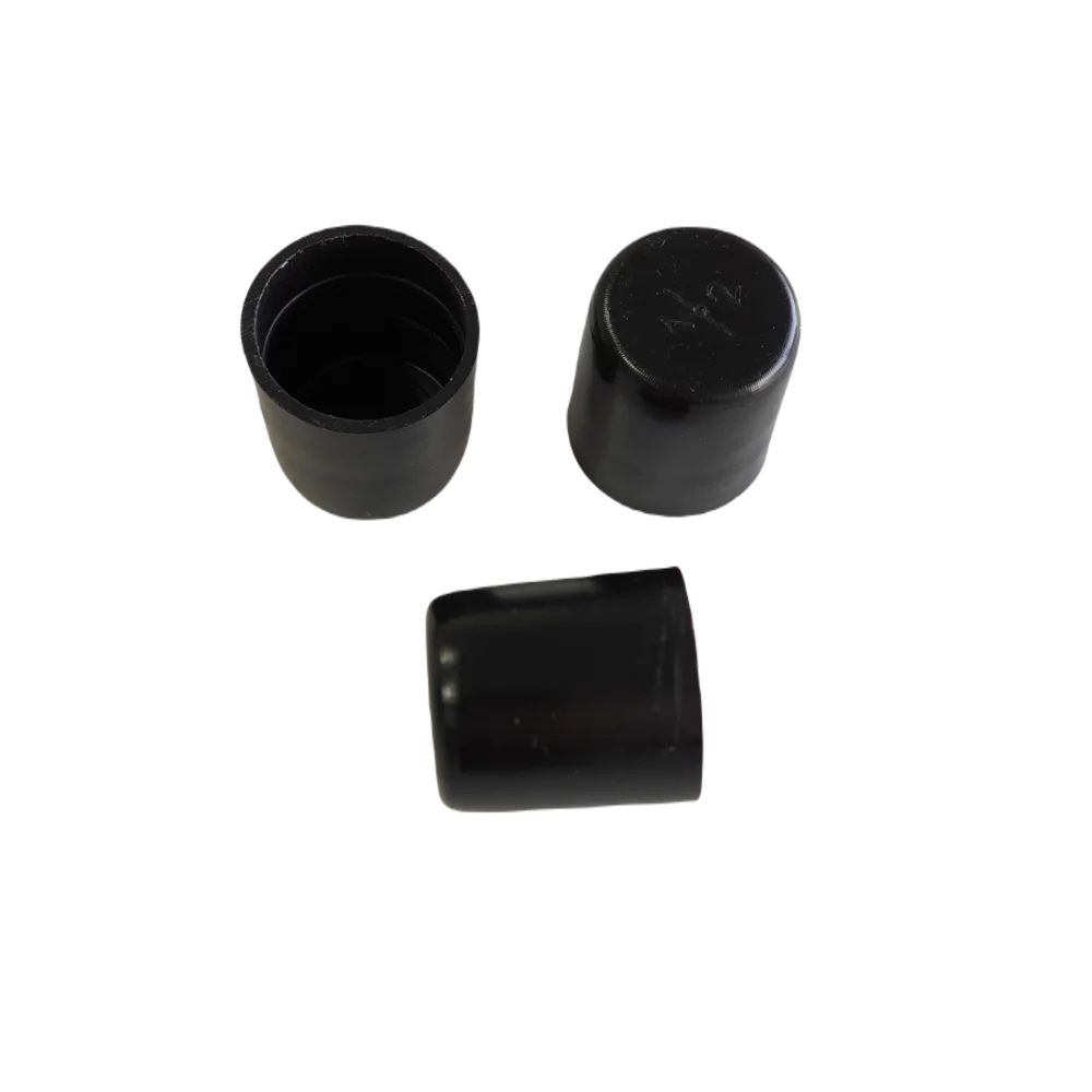 

Protective Caps for Pipes Manual Easy Fitting Black Plastic Cover Water Plug Accessories Plumbing Adapter