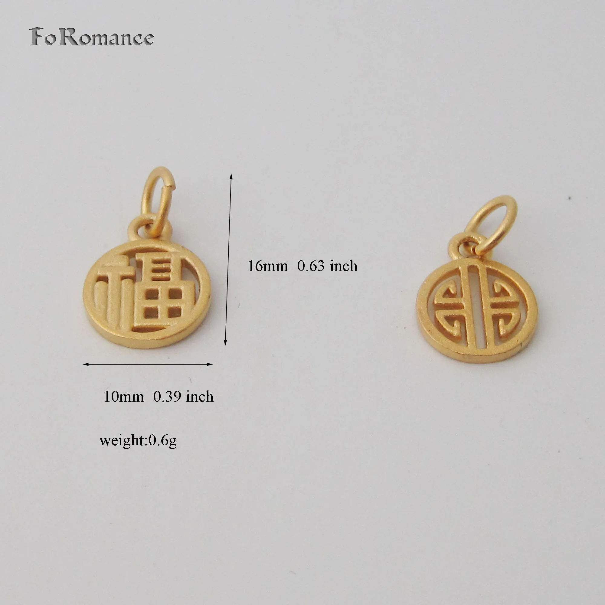 Foromance TWO STYLES YELLOW GOLD PLATED 18