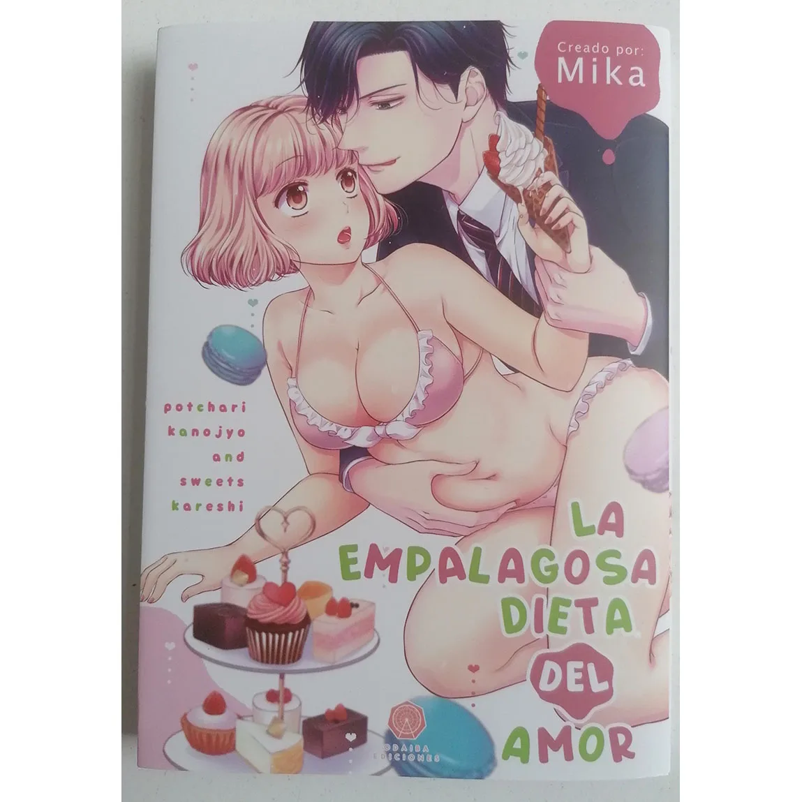 MANGA SEINEN, the splicing diet of love, year 2021, ED. ODAIBA, author MIKA, COMIC in Spanish, TEBEO, for adults