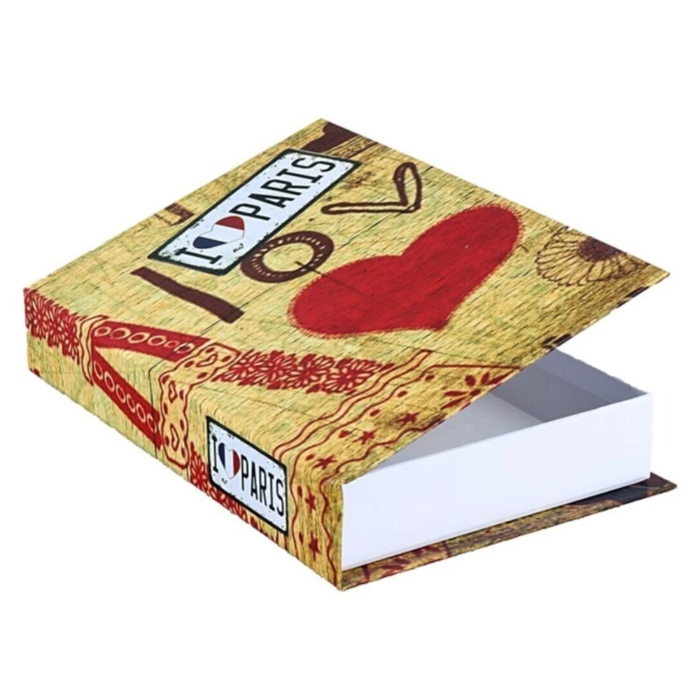 Decorative Book Box Decoration Modern Storage Bookcase Decor